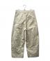 STUDIO NICHOLSON (スタジオ ニコルソン) SORTE PEACHEDCOTTON TWILL VOLUME PLEAT PANTS アイボリー サイズ:S：17000円