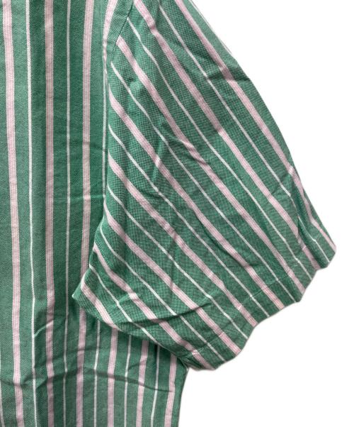 RALPH LAUREN（ラルフローレン）RALPH LAUREN (ラルフローレン) ストライプBDシャツ 黄緑 サイズ:XLの古着・服飾アイテム