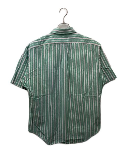 RALPH LAUREN（ラルフローレン）RALPH LAUREN (ラルフローレン) ストライプBDシャツ 黄緑 サイズ:XLの古着・服飾アイテム