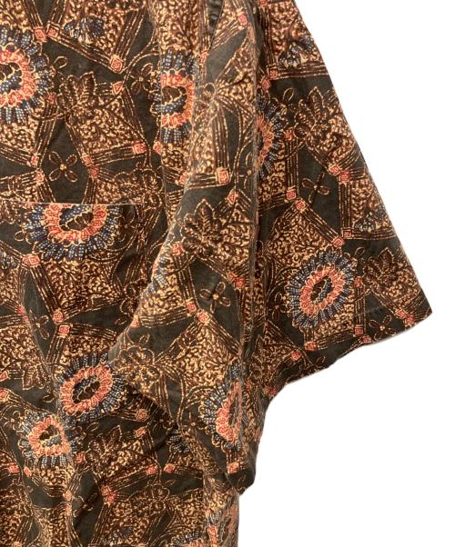 J.CREW（ジェイクルー）J.CREW (ジェイクルー) 総柄シャツ ブラウン サイズ:Mの古着・服飾アイテム