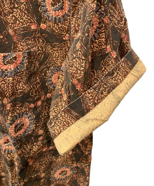 J.CREW（ジェイクルー）J.CREW (ジェイクルー) 総柄シャツ ブラウン サイズ:Mの古着・服飾アイテム