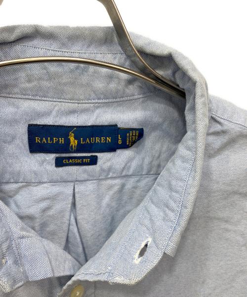 RALPH LAUREN（ラルフローレン）RALPH LAUREN (ラルフローレン) ボタンダウンシャツ スカイブルー サイズ:Lの古着・服飾アイテム