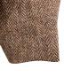 中古・古着 Harris Tweed (ハリスツイード) ツイードテーラードジャケット ブラウン サイズ:採寸参照：7000円