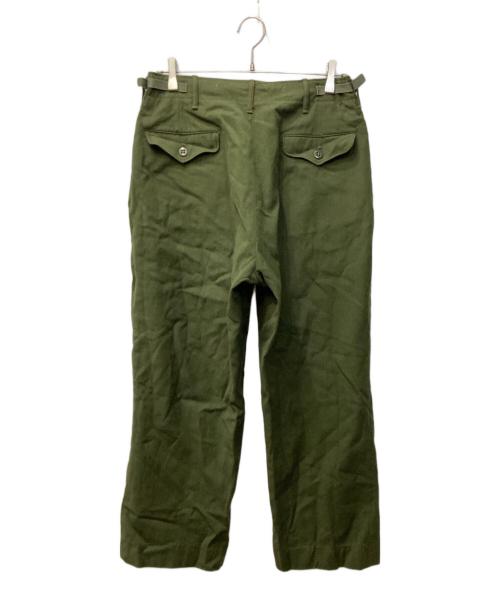 US ARMY（ユーエスアーミー）US ARMY (ユーエスアーミー) TROUSERS FIELD WOOL　「トラウザーズ フィールド ウール」 オリーブ サイズ:採寸参照の古着・服飾アイテム