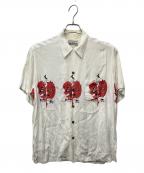 WACKO MARIA×WOLF'S HEADワコマリア×ウルフズヘッド）の古着「HAWAIIAN SHIRT」｜ホワイト