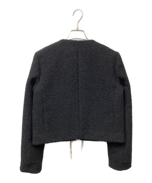 LOUIS VUITTON（ルイ ヴィトン）LOUIS VUITTON (ルイ ヴィトン) Chain Embellished Jacket/チェーン エンベリッシュド ジャケット ブラック サイズ:34の古着・服飾アイテム