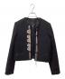 LOUIS VUITTON（ルイ ヴィトン）の古着「Chain Embellished Jacket/チェーン エンベリッシュド ジャケット」｜ブラック