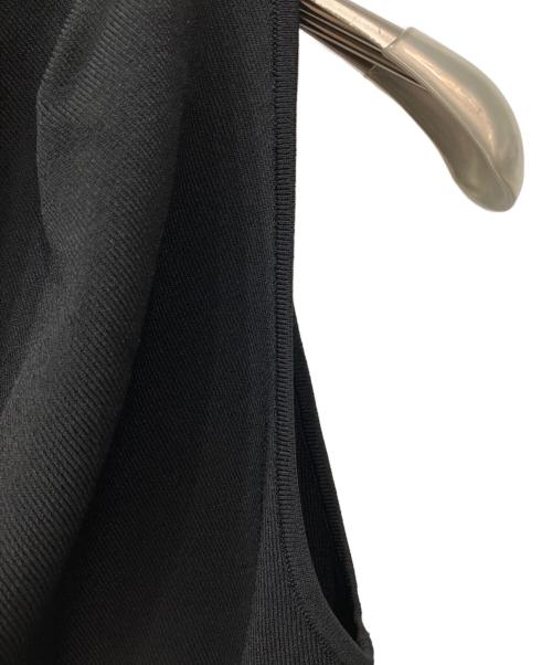 Snidel（スナイデル）Snidel (スナイデル) アメスリドレープネックニットプルオーバー ブラック サイズ:FREEの古着・服飾アイテム