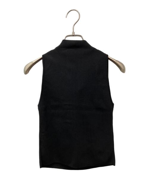 Snidel（スナイデル）Snidel (スナイデル) アメスリドレープネックニットプルオーバー ブラック サイズ:FREEの古着・服飾アイテム