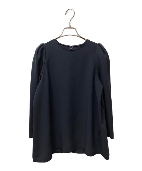 INED（イネド）INED (イネド) 袖タックブラウス ネイビー サイズ:9の古着・服飾アイテム
