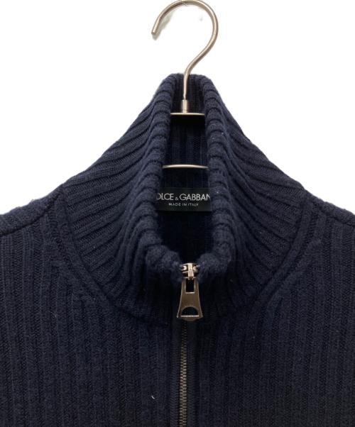 DOLCE & GABBANA（ドルチェ＆ガッバーナ）DOLCE & GABBANA (ドルチェ＆ガッバーナ) ドライバーズニット ネイビー サイズ:48の古着・服飾アイテム