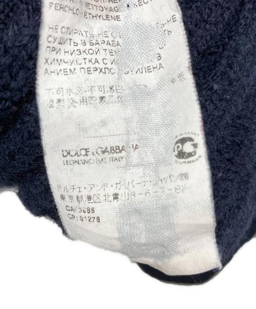 DOLCE & GABBANA（ドルチェ＆ガッバーナ）DOLCE & GABBANA (ドルチェ＆ガッバーナ) ドライバーズニット ネイビー サイズ:48の古着・服飾アイテム