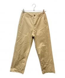 Spick and Span（スピック＆スパン）の古着「Higuchi×S チノワイドパンツ」｜ベージュ