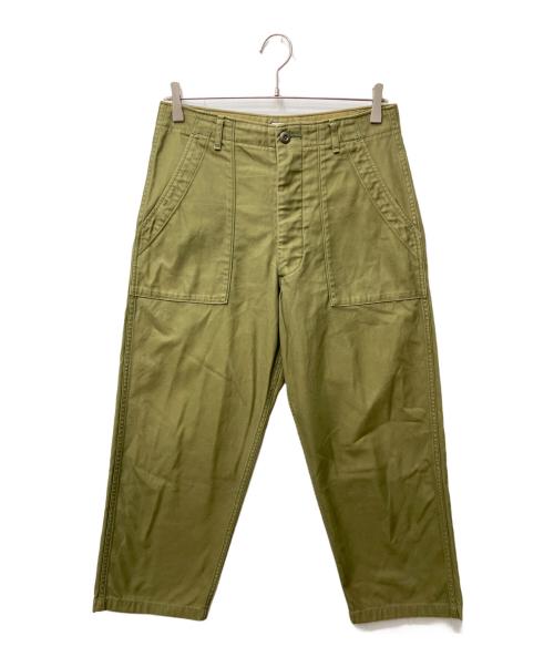 CIOTA（シオタ）CIOTA (シオタ) スビンコットンバックサテンベイカーパン カーキ サイズ:4の古着・服飾アイテム