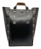 HENDER SCHEMEエンダースキーマ）の古着「assemble hand bag tall M / レザートートバッグ(アッセンブルハンドバッグトール)」｜ブラック