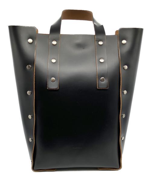 HENDER SCHEME（エンダースキーマ）HENDER SCHEME (エンダースキーマ) assemble hand bag tall M / レザートートバッグ(アッセンブルハンドバッグトール) ブラックの古着・服飾アイテム