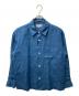 MARGARET HOWELL（マーガレットハウエル）の古着「SHIRTING LINEN SHIRT / リネンシャツ」｜ブルー