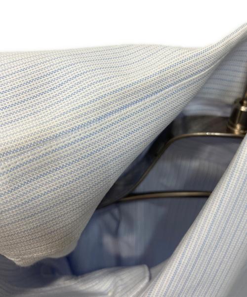 BROOKS BROTHERS（ブルックスブラザーズ）BROOKS BROTHERS (ブルックスブラザーズ) 半袖ストライプBDシャツ ブルー サイズ:15の古着・服飾アイテム