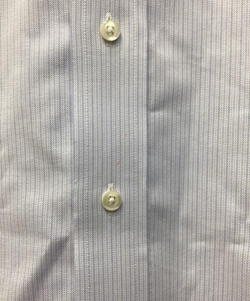 BROOKS BROTHERS（ブルックスブラザーズ）BROOKS BROTHERS (ブルックスブラザーズ) 半袖ストライプボタンダウンシャツ ブルー サイズ:15の古着・服飾アイテム