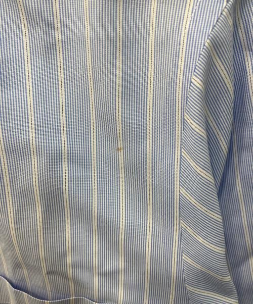 BROOKS BROTHERS（ブルックスブラザーズ）BROOKS BROTHERS (ブルックスブラザーズ) 半袖ストライプボタンダウンシャツ ブルー サイズ:15の古着・服飾アイテム