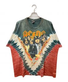 LIQUID BLUE（リキッドブルー）の古着「00's AC/DC Highway to Hell/ハイウェイトゥーヘル バンドTシャツ」｜グレー × バーガンディー