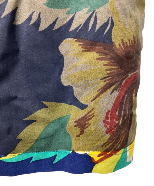 COMME des GARCONS JUNYA WATANABE MAN（コム デ ギャルソン ジュンヤ ワタナベ マン）COMME des GARCONS JUNYA WATANABE MAN Hawaiian moon (ハワイアンムーン) 背面ブラックレイヤーオーバープリントアロハシャツ ブルー サイズ:Mの古着・服飾アイテム
