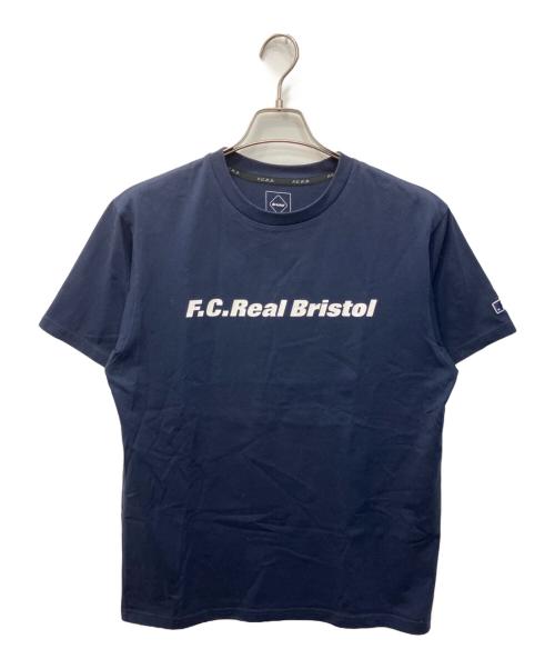 F.C.R.B.（エフシーレアルブリストル）F.C.R.B. (エフシーレアルブリストル) ロゴTシャツ ネイビー サイズ:Sの古着・服飾アイテム