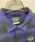 中古・古着 F.C.R.B. (エフシーレアルブリストル) FLANNEL BIG LOGO BAGGY SHIRT/フランネルビッグロゴバギーシャツ ブラック×ネイビー サイズ:S：11000円