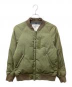 NANGA×URBAN RESEARCH DOORSナンガ×アーバンリサーチドアーズ）の古着「MA-1ダウンブルゾン」｜カーキ