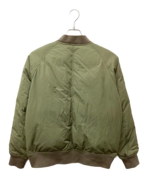NANGA（ナンガ）NANGA (ナンガ) URBAN RESEARCH DOORS (アーバンリサーチドアーズ) MA-1ダウンブルゾン カーキ サイズ:38の古着・服飾アイテム
