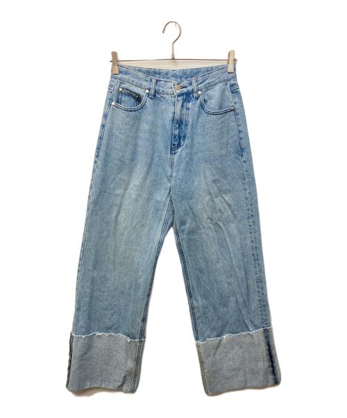 epine（エピヌ）epine (エピヌ) ロールアップデニムパンツ インディゴ サイズ:Mの古着・服飾アイテム