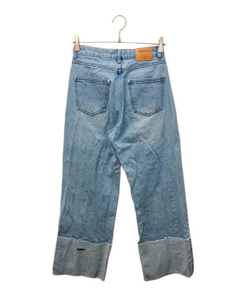 epine（エピヌ）epine (エピヌ) ロールアップデニムパンツ インディゴ サイズ:Mの古着・服飾アイテム