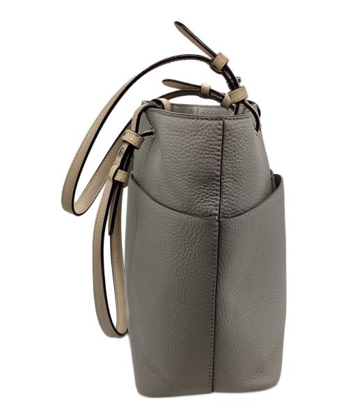 MICHAEL KORS（マイケルコース）MICHAEL KORS (マイケルコース) ジッパートートバッグ ベージュの古着・服飾アイテム