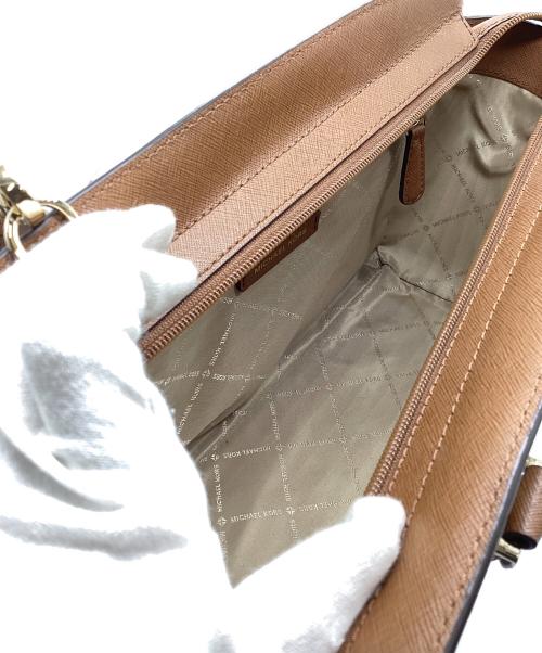 MICHAEL KORS（マイケルコース）MICHAEL KORS (マイケルコース) 総柄2wayバッグ ブラウン×アイボリーの古着・服飾アイテム