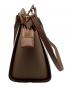 MICHAEL KORS (マイケルコース) 総柄2wayバッグ ブラウン×アイボリー：8000円