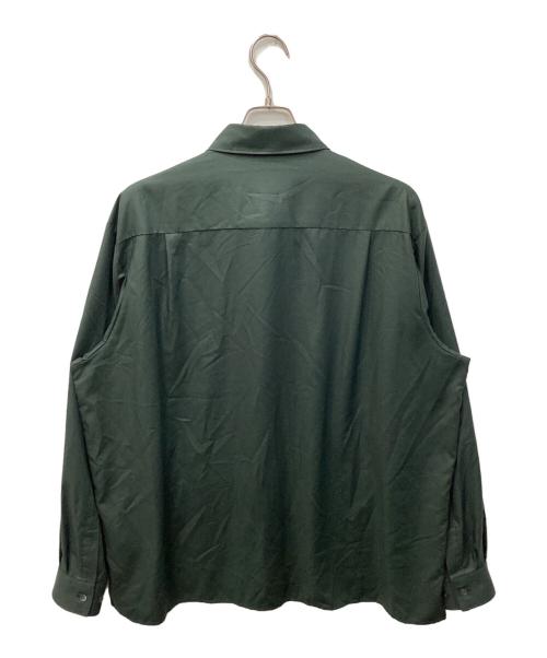 UNITED TOKYO（ユナイテッドトーキョー）UNITED TOKYO (ユナイテッドトーキョー) DRY RAYON/ドライレーヨン リラックスシャツ グリーン サイズ:3の古着・服飾アイテム
