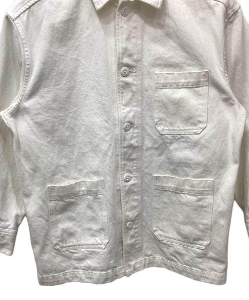 H BEAUTY&YOUTH（エイチ ビューティー&ユース）H BEAUTY&YOUTH (エイチ ビューティー&ユース) Workers Jackets（ワーカーズジャケット） ホワイト サイズ:Mの古着・服飾アイテム
