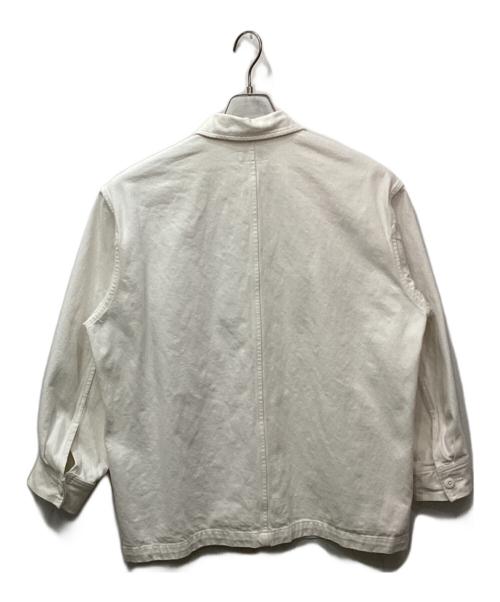 H BEAUTY&YOUTH（エイチ ビューティー&ユース）H BEAUTY&YOUTH (エイチ ビューティー&ユース) Workers Jackets（ワーカーズジャケット） ホワイト サイズ:Mの古着・服飾アイテム