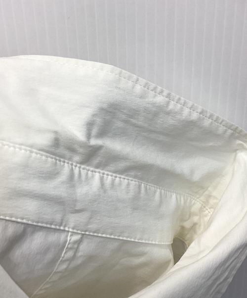 H BEAUTY&YOUTH（エイチ ビューティー&ユース）H BEAUTY&YOUTH (エイチ ビューティー&ユース) COTTON NYLON SLIT SHIRT/コットンナイロンスリットシャツ ホワイト サイズ:Mの古着・服飾アイテム