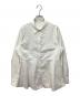 H BEAUTY&YOUTH（エイチ ビューティー&ユース）の古着「COTTON NYLON SLIT SHIRT/コットンナイロンスリットシャツ」｜ホワイト