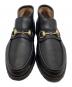 GUCCI (グッチ) ホースビッモカシンブーツ ブラック サイズ:37 1/2：13000円