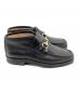 中古・古着 GUCCI (グッチ) ホースビッモカシンブーツ ブラック サイズ:37 1/2：13000円