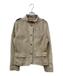 Max Mara WEEK END LINE（マックスマーラ ウイークエンドライン）の古着「レザージャケット」｜アイボリー