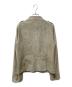MAX MARA WEEK END LINE (マックスマーラ ウイークエンドライン) レザージャケット アイボリー サイズ:42：5000円