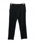 GRAMICCI×green label relaxingグラミチ×グリーンレーベルリラクシング）の古着「別注センタークリースクラミングパンツ」｜ブラック