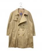 Burberry'sバーバリーズ）の古着「裏ノバチェックラグラントレンチコート」｜ベージュ