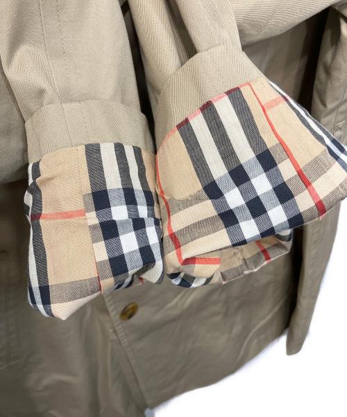 Burberry's（バーバリーズ）Burberry's (バーバリーズ) 裏ノバチェックラグラントレンチコート ベージュ サイズ:記載なし(実寸参照)の古着・服飾アイテム
