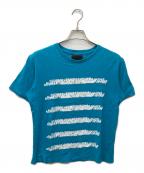 NUMBER (N)INEナンバーナイン）の古着「ロゴプリントTシャツ」｜スカイブルー