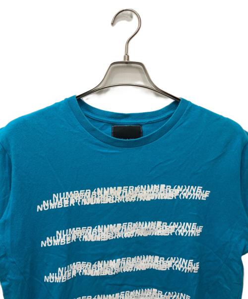 NUMBER (N)INE（ナンバーナイン）NUMBER (N)INE (ナンバーナイン) ロゴプリントTシャツ スカイブルー サイズ:Lの古着・服飾アイテム