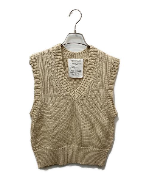 CHAOS（カオス）Chaos (カオス) ニットベスト アイボリー サイズ:FREEの古着・服飾アイテム